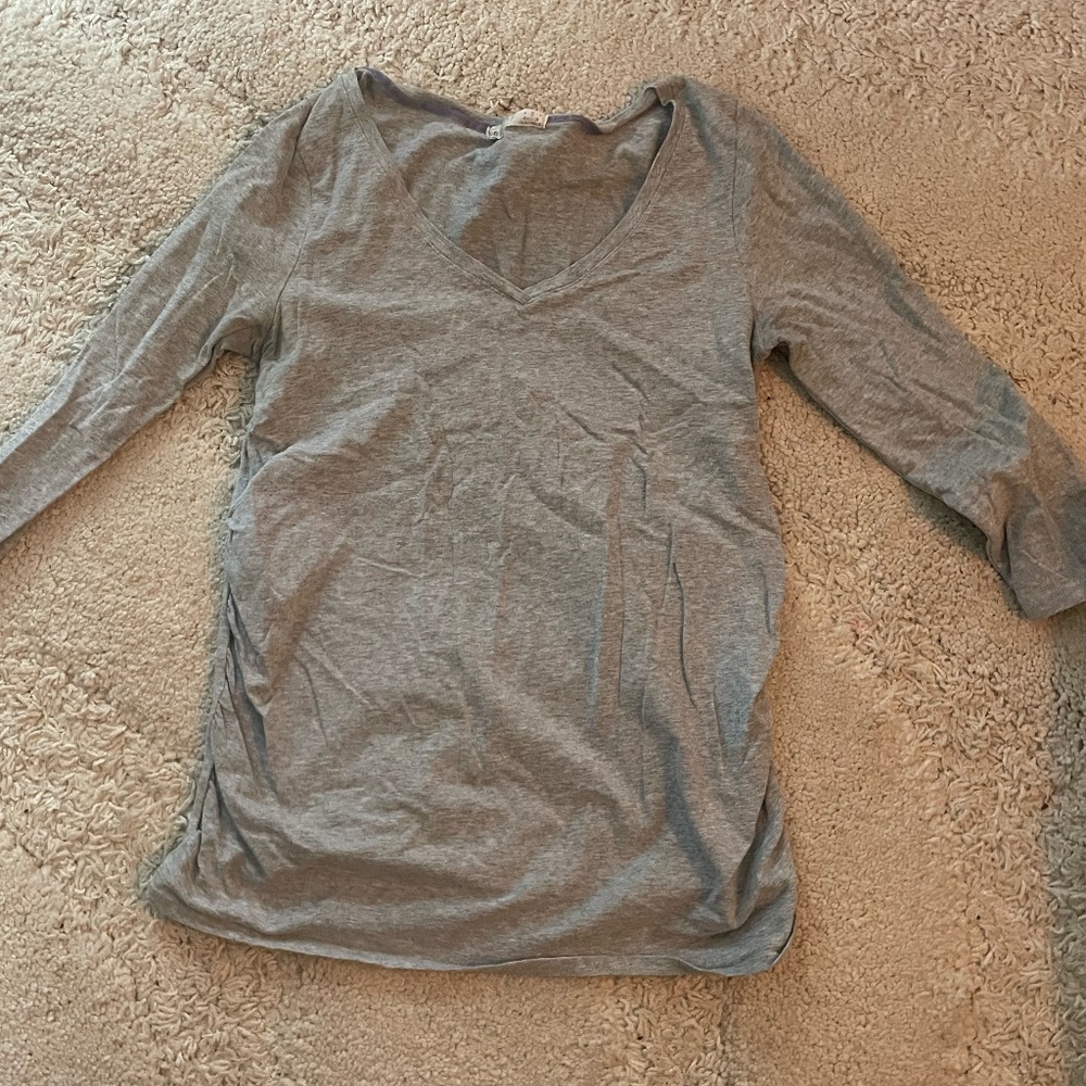 Grey Old Navy maternity top